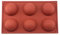 Amison Stampo Silicone Muffin, Brownie, Cupcake, Dolci, Budino, Cubetti di Ghiaccio e Gelatina, Mezza Sfera