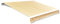 vidaXL Toile d'Auvent Orange Blanc 500x300cm Voile d'Ombrage Protection Soleil