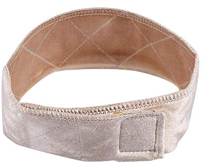 Sammets Peruk Grip Pannband Justerbar Peruk Hårband Tunt Elastiskt Halkfritt Peruk Pannband Hatt Scarf Grip Band (Beige)