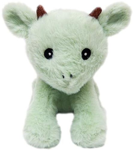 Pelucho - Peluche Bouillotte Déhoussable - Bien-Être, Chaleur et Douceur - Micro-Ondable - Grains de Blé et Fleurs de Lavande - Fabriquée en France - Dragon