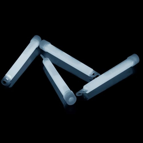 NEON FUN Weiße Maxi Power Knicklichter – Hell, Robust & Lang Leuchtend, 8 Stunden | Testurteil 95/100 Punkte