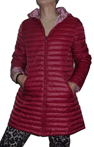 Fantasy Giacca Lunga 100gr. Leggero Mezze Stagioni Trapuntino Donna Taglia Comoda