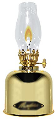 fivenum Retro Nostalgie Glas Handwerk-Lampen-Ambient Campinglichter Petroleumlampe - 280ml