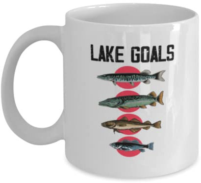 Kaffeetasse Lustig See Ziele Angeln