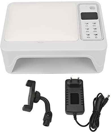 UV LED Nagellicht, UV Nageltrockner mit Telefonhalter, 96 W Professionelle Nagel Gel Nagellack Trockner Härtungslampe, Tragbarer LED Gel Nagel Härtungstrockner