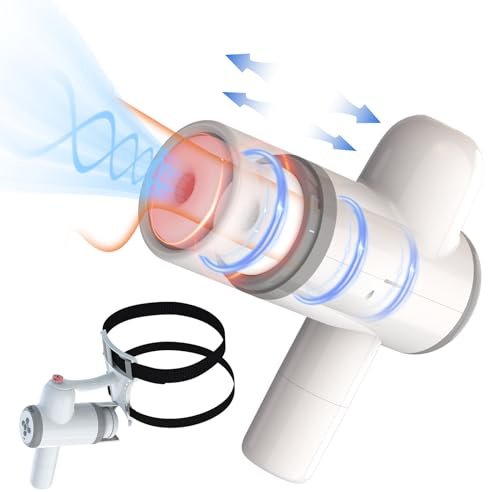 Masturbateur Automatique avec Lubrification pour Homme, Ceinture de Hanche, Appareil Électrique avec Climax à Un Seul Bouton, 8 Modes de Poussée et Aspiration, Jouet Intime pour Utilisation Masculine