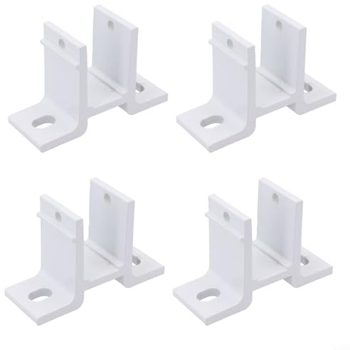 Einziehbare Markisen-Wandhalterung, Aluminiumlegierung, Teleskop-Markisenhalterung, Ersatz für Zuhause, Terrasse, Außenwand, für 40 quadratische Rohrinstallation (4 Stück)