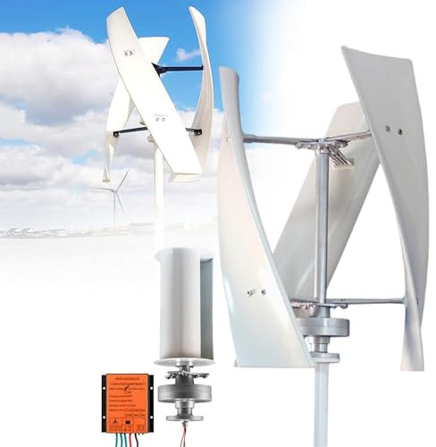 DPLXQPP Turbina eólica 5000W/9000w,turbina eólica Vertical silenciosa,turbina eólica levitación magnética con Controlador MPPT,5000W-48V