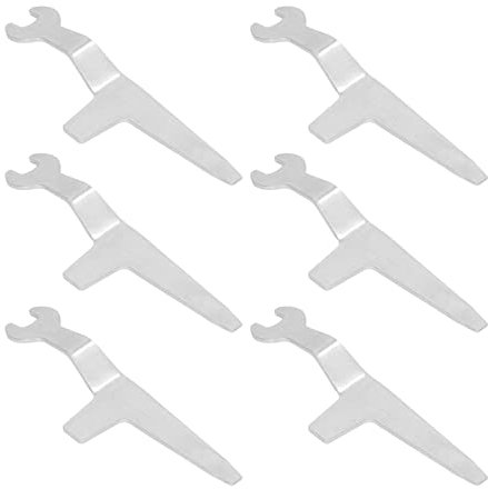 LetCart Strickmaschinen-Schraubenschlüssel-Set, 6-teilig, Edelstahl, kleine Größe, Pullover, Stricker, Schraubenschlüssel für Reparatur, Ersatz