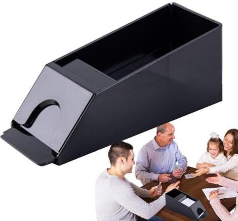 Sirseon Poker-Dealer, Blackjack-Schuh | Blackjacks Dealing Shoe 4/6-Deck - Wiederverwendbare Brettspiel-Unterhaltungs-Requisiten, Casino-Spieltisch-Zubehör für Home Club