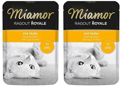 Miamor Ragout Royale Huhn 22x100g (Packung mit 2)