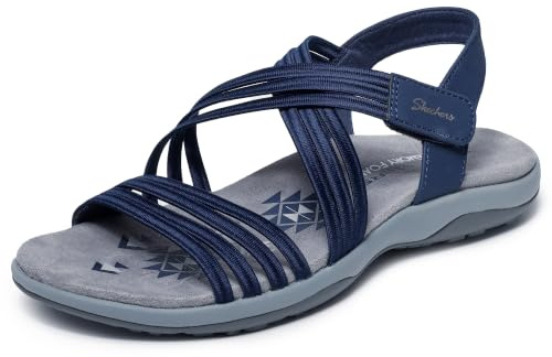 Skechers Dam Reggae Slim-Sunnyside 2.0 Sport Sandal, Marinblått Xsp, 41 EU
