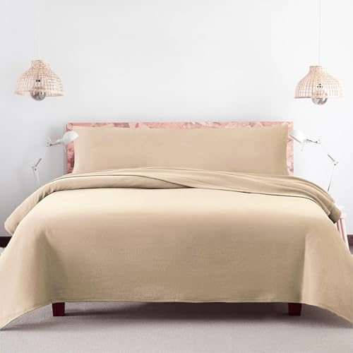 MANEMI - Juego de Sábanas Pirineo Termica 3 Piezas para Cama de 150 - Sábana Polar para Invierno Cama Matrimonio, Bajera Ajustable 150x190x25cm, Encimera 230x260cm y 1 Funda Almohada 45x170cm