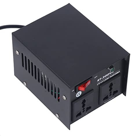 ALQSIM Step Up Transformer Voltage for Booster 110V 220V 300W 300Va Convertor Voltage Adapter Voltage Analog to Digital Converters (Plug)