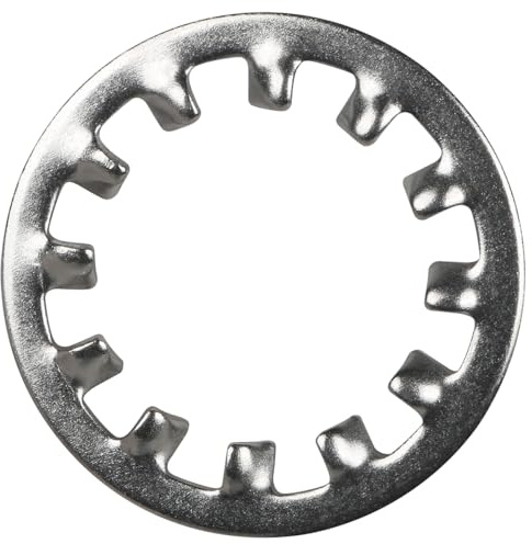 BOUMVID 10 Piezas M18 x 30mm Arandelas de Bloqueo Dentadas Interno, Arandela de Resorte de Onda Bloqueo, Arandelas de Seguridad de Velocidad Rápida de 304 Acero Inoxidable