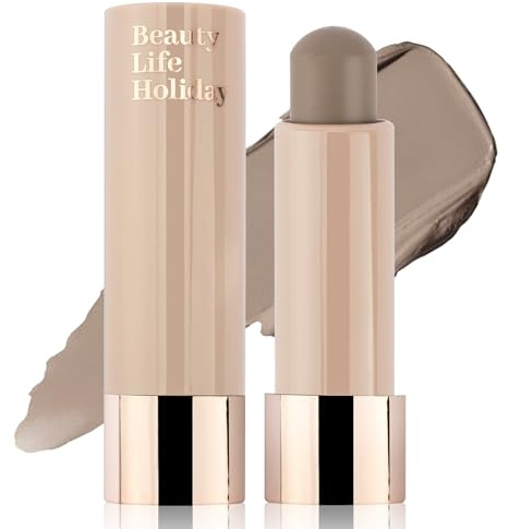 Erinde Contouring Viso Stick, Cream Bronzer Contour Stick, Finish Opaco Naturale, Alta Pigmentazione e Lunga Durata, Facile da Sfumare, Texture Liscia e Morbida, Vegano & Cruelty-Free #01