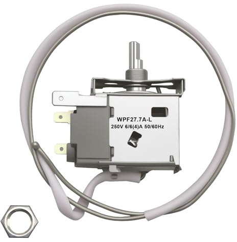 SDRZJX Termostato congelatore WPF27.7A-L Controllo della temperatura compatibile con GE Haier Congelatori a pozzetto Mini frigorifero Sostituire #: WR50X10085 EAP2323338