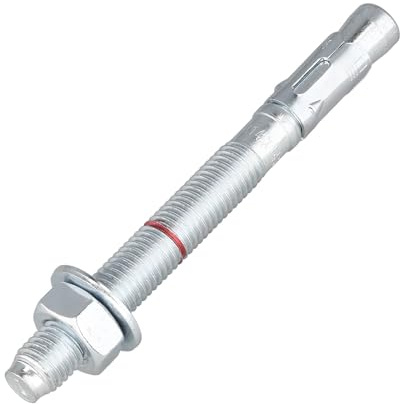 SCREW REBEL Bolzenanker M14x120mm – 25 Stück - Schwerlastanker für ungerissenen Beton – ETA-Zulassung Option 7 - SW22 - Keilanker Ankerbolzen Schwerlastdübel Industriequalität verzinkt