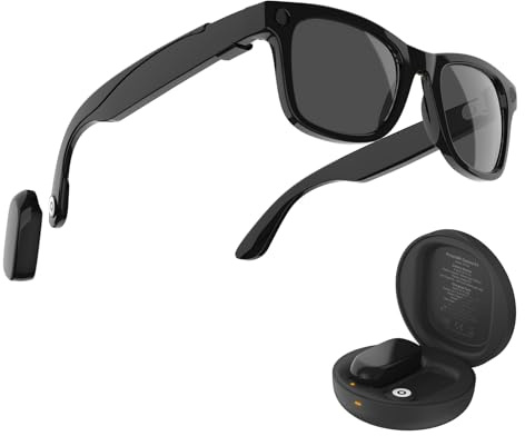PRISMXR Carina C1 Wearable Battery Pack for RayBan Meta Smart Glasses, Ultra-Light Magnetic Power Bank, Portable Charger Accessory with 12H Extended Battery Life (for Wayfarer Regular)