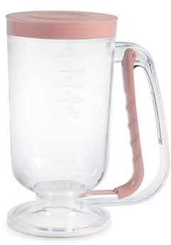 H&H Dosatore impasto con tappo colore rosa in polistirene lt 0,95.