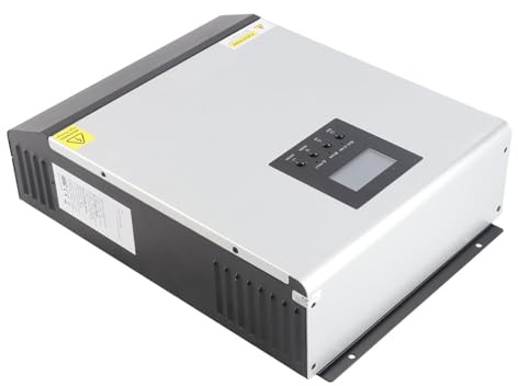 Garosa Chargeur d'onduleur Solaire, Technologie PWM Haute Fréquence, Onde Sinusoïdale Pure 3KVA 2400W, Idéal pour Les Camping-Cars et Les Applications Domestiques 24V DC