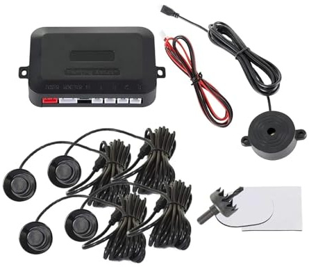 Sensore Parcheggio Radar Retromarcia Posteriore Per Auto Rilevatori Cicalino Indicatore Acustico Rilevamento Impermeabile 30-150 Cm Sensori Di Parcheggio