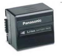 Panasonic CGA-DU12E - Batteria originale per videocamera, 1150 mAh, 3 ore, 10 minuti, compatibile con NV-GS250/GS150/GS75/GS35/GS25/GS6