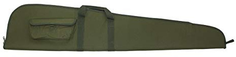 AKAH Büchsenfutteral mit Tasche grün 138cm für Waffen mit Schalldämpfer
