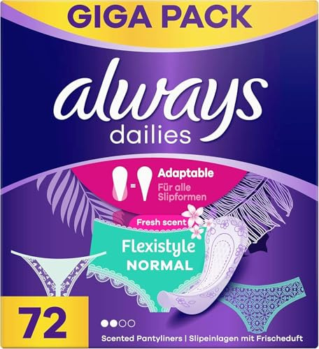 always Slipeinlage Normal Flexistyle Fresh Gigapack 72