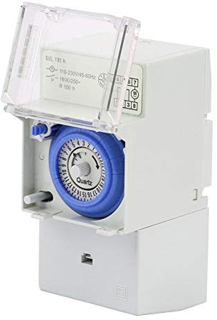 Mechanical Timer Switch 110-230V SUL181H 24 Hours Analog Mechanical Timer Manual/Auto Controller Time Switch