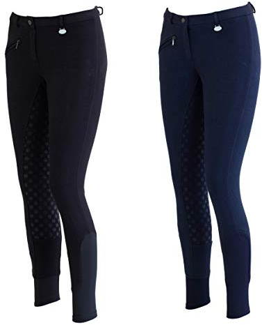 Lazura - Reithose Silikon Vollbesatz Comfort | Hose für Damen, Kinder & Mädchen zum Reiten – Reiterhose – Vollbesatzreithose