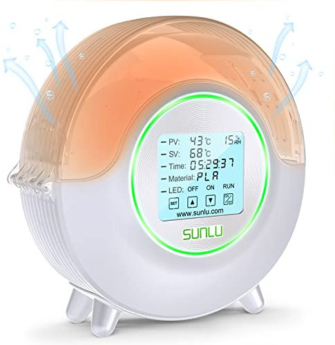 [SUNLU Official] Upgraded 2025 Filament Dryer Box S2, Filament Dehydrator with 360° All-Round Heating, Storage Box for 3D Printer Filaments, Keep Filament Dry During Print, Filament Holder, White