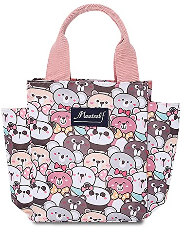 FANDARE Lunchtasche Kühltasche Picknick-Handtasche Lunch Bag Lunchtasche Tragetasche Handtasche Wasserdicht für Herren Damen Arbeit Schule Ausflug Picknicktasche(Baby)