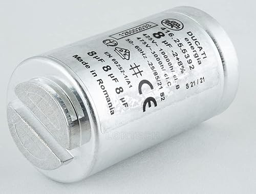 Condensateur de démarrage AEG 8 uF 450V pour sèche-linge