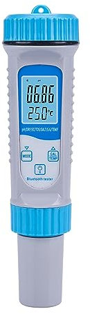 Irfora Wasserqualitätstester PH-Tester Wasser Digital 7 in 1 PH/ORP/EC/TDS/SALZ/SG/Temp Digitaler Wasserteststift mit LCD-Display für Nährstoffe im Innenbereich, im Garten, im Hausbrauen, im Pool, im