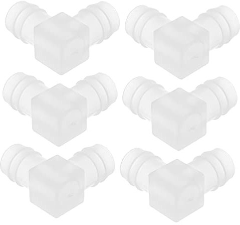 BESPORTBLE Accesorios De Púas 6 Uds De Lengüeta para Manguera Conector Acodado De Manguera L Accesorio De Codo De Ángulo Recto Junta De Púas 3/8 Accesorio De Lengüeta