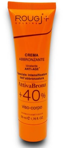 Rougj Attiva Bronz Crema Abbronzante Antirughe Viso Corpo 50Ml
