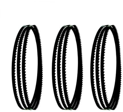 3 pièces for outils de travail du bois accessoires coupe du bois 2240mm lame de scie à ruban 6.35 10mm largeur 3 4 6 10 14TPI(2240x6.35x0.5 10T)