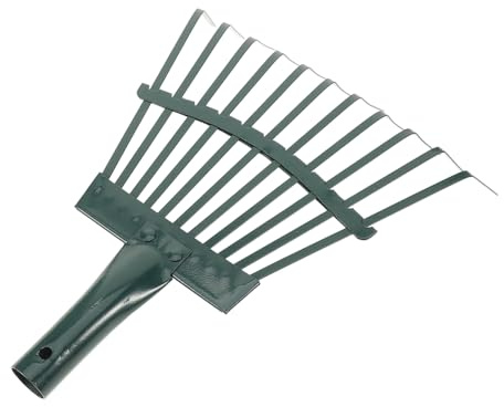 Yardwe Rastrillo De Rastrillos Herramienta Rastrillo De Hojas Rastrillo para Jardines Rastrillo De Mano De Jardinería Rastrillo Pequeño con Mango Acero De Alto Carbono