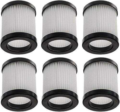 Daaxing HEPA-filter för Beldray Airgility BEL0776 BEL0813 BEL01171 reservdelar till dammsugare, dammsugarfilter (6 st)