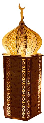 Calendrier de l'Avent 2024 en bois Ram-Adan - Décoration de l'Aïd - Calendrier de l'Avent en bois avec tiroirs - Décoration d'intérieur