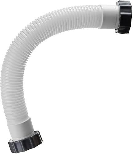 Daaxing Tubo flessibile per pompa con filtro a sabbia per piscina, 40,6 cm, tubo di interconnessione con dadi per pompa filtrante Intex, sistema di salamoia e filtro a sabbia, accessori per piscina (1
