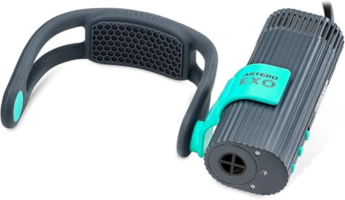 Artero Exo Sèche-cou professionnel réglable Optimise le séchage, mains libres, laser pour la mise au point, faible consommation et grande puissance, anti-frisottis, 2 vitesses et 3 niveaux (graphite