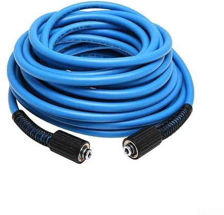Entgoinggo 10/15/20 metri M22 3600 PSI Tubo di prolunga per idropulitrice ad alta pressione blu PE resistente tubo flessibile per varie attività di pulizia (10 metri)
