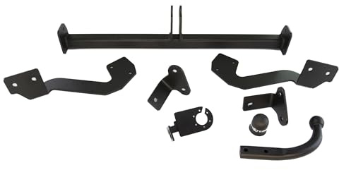 RIDIGO Attelage Rigide pour Peugeot Partner 2 II Fourgon/Tepee (Longueur Totale 4380 mm) (sauf AdBlue) 06/2008-06/2018 avec kit électrique Universel 7 Broches