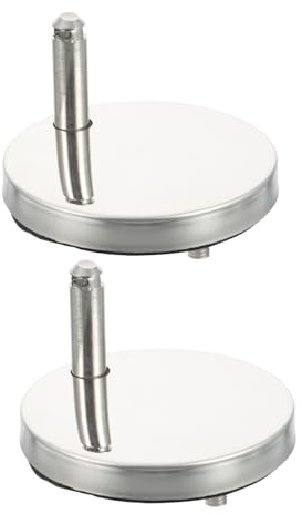 DECOMELODY Tornillos de Fijación Fáciles de Instalar y Resistentes, Pack de 4 Piezas para Reparación y Fijación Segura para Asiento de Inodoro de Plástico y Hierro en Baños