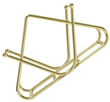 DIYEAH Distributeur de Mouchoirs en Papier en Fer Doré Porte-Serviettes Vertical Stable Pince à Mouchoirs Décorative Rangement Bureau et Table Support Multifonction Cuisine et Salle