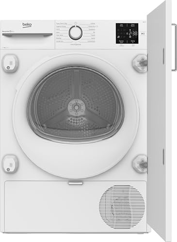 Beko NTIKP71131W Integrated 7Kg Heat Pump Tumble Dryer - White - A++ Rated