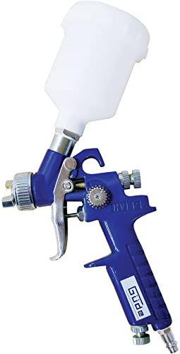 Güde 2750 Farbspritzpistole PROFI-M (Kompressoren-Zubehör, max. 4 bar, Kunststofffließbecher 0,1 l, Farb- und Luftmengenregulierung), Blau