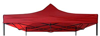 Rebecca Mobili Telo Per Tetto, Copertura Gazebo Rosso, Poliestere Oxford 800D, Resistente Anti Uv - Misure: 3 x 3 mt (LxP) - Art. RE6576